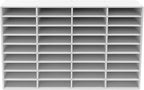 Literature Organizer with 36 Compartments | Adjustable Desktop File Sorter Mail by Unknown