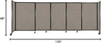 Versare Straightwall Sliding Portable Wall Partition | Freestanding Office - Image 7