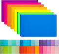 Index Cards 140-Count 5X8 Inch, 178GSM Heavyweight Set of 7 Fluorescent Colors by Magecubiku