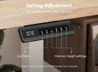 FEZIBO 55 x 24 Inch Height Adjustable Electric Standing Desk - Image 8