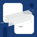 20-Pack 8.5" x 2.5" Acrylic Name Plates - Image 3