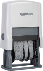 Amazon Basics Self-Inking Date Stamp, Rectangular, 2.56" x 1.69" x 4.13" by AmazonBasics