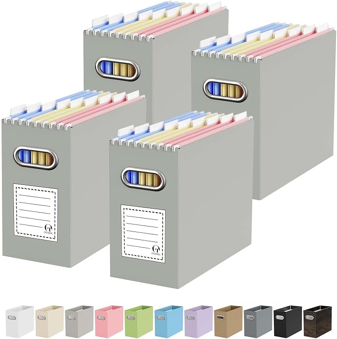 Oterri Cardboard File Organizer Box by Oterri