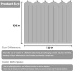 Cbsroro Room Divider Blackout Curtain Track Curtains Wall Dividers Panels Screen - Image 2
