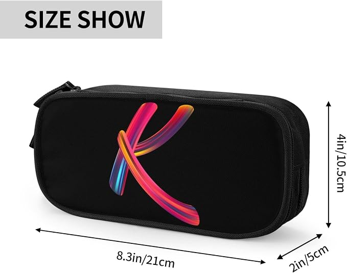 Pazacon Cute Initial Pencil Case - Image 2