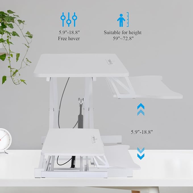 37 Inch Standing Desk Converter - Image 6
