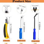 Sunxeke 3Pcs Heavy Duty Upholstery and Construction Staple Remover - Image 2