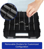 Double Side Tool Box Organizer, Hardware Storage Box, Portable Small Parts - Image 5