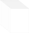 100 Sheets White Cardstock 8.5 x 11 Printer Paper, 75lb Heavyweight Certificate by Guakicae