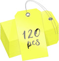 Uniclife 120 Pcs Yellow Plastic Tags by UnicLife