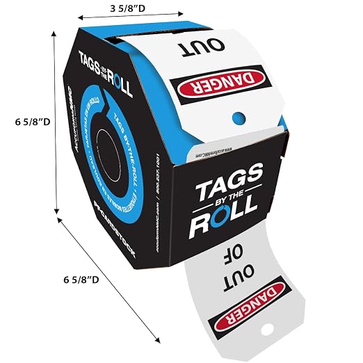 AccuformNMC 100 Safety Tags by-The-Roll, Danger Out of Service, US Made OSHA - Image 5