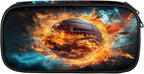 Pardick Pencil Case，Basketball Fire Big Capacity Pencil Pouch Coin Pouch - Image 2