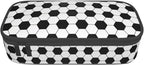 Soccer Texture Pencil Case Big Capacity Storage Pencil Pouch Stationery Bags - Image 9