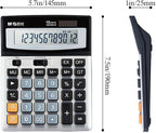 M&G Desk Calculator 12 Digit Extra Large LCD Display Calculators, Dual Solar - Image 6