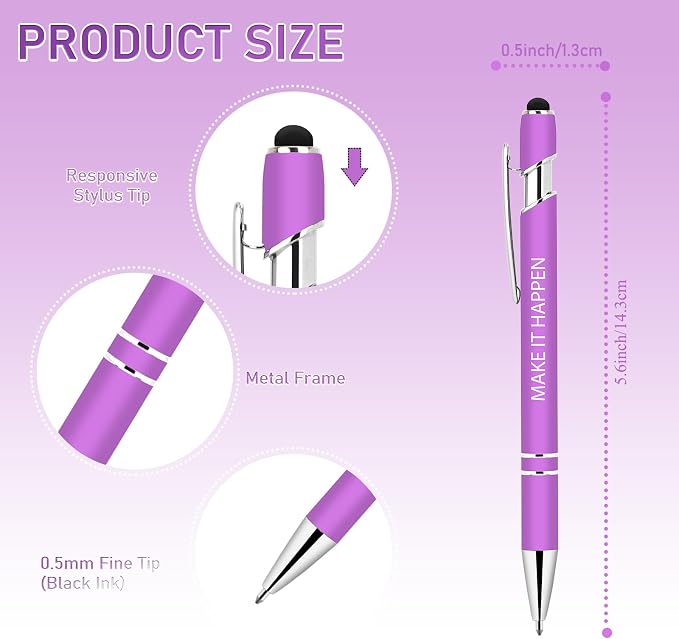 Luxeviss 20 Pcs Inspirational Pens Bulk - Image 2