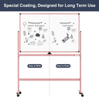 Mobile Whiteboard, 48x32 Inches Dry Erase Board - Image 5