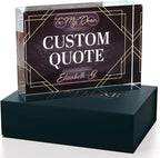 Custom Acrylic Sign Personalized, Custom Desk Name Plate, 18 Styles, - Image 3