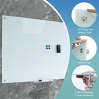 Magnetic Glass Whiteboard 36"X72" Dry Erase Board White Board Wall Mounted - Image 6