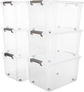 Citylife 6 Packs 69 QT Plastic Storage Bins by Unknown