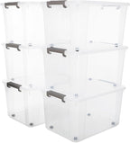 Citylife 6 Packs 69 QT Plastic Storage Bins by Unknown