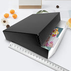 Lineco 13x19 Black Museum Storage Box, Removable Lid and Drop Front Design - Image 3