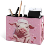 Famame Pig Pink with Hat Pencil Holder - Image 2