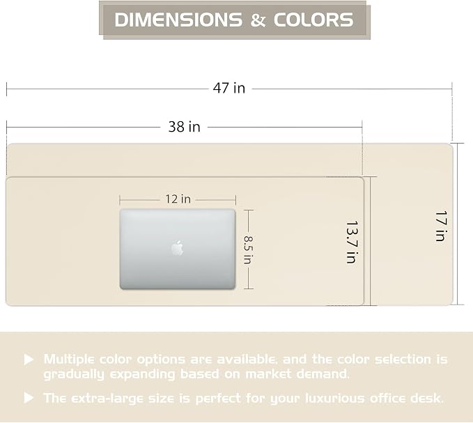 Aothia Leather Desk Pad Protector - Image 6