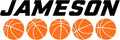 Custom Name Basketball Wall Decal by WallTag