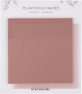 DiverseBee 50 Sheets Pastel Transparent Sticky Notes, 3x3” Clear Sticky Tabs by DiverseBee