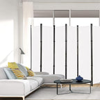 MAYOLIAH 6 Panel Folding Privacy Screen 9ft Wide, 6ft Tall Partition Room - Image 2