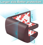 12 Pack Soft Corner Protector Baby Proofing Edge and Corner Guards, Table - Image 3