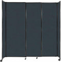 Versare Straightwall Sliding Portable Wall Partition | Freestanding Office by VERSARE