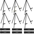 Magicfly 6 Pack Tabletop Easel, Adjustable & Portable Tripod Easel by Magicfly