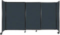 Versare Straightwall Sliding Portable Wall Partition | Freestanding Office by VERSARE