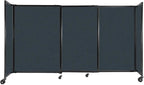 Versare Straightwall Sliding Portable Wall Partition | Freestanding Office by VERSARE