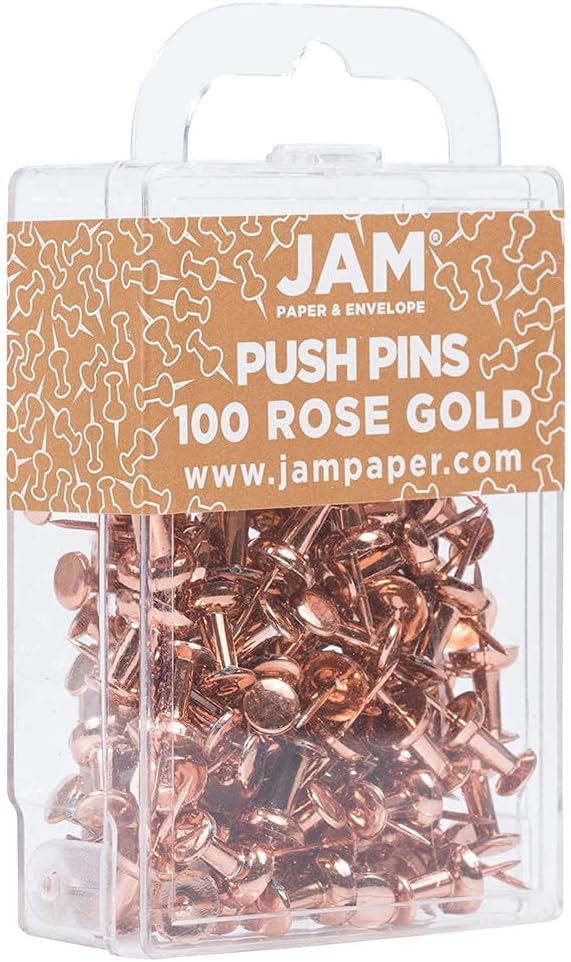 JAM PAPER Colorful Push Pins - Image 2