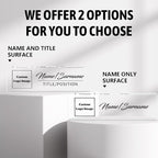 Personalized Name Plate for Desk Custom Acrylic Desk Name Plate Custom Employee - Image 4