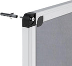 VIZ-PRO Notice Board Felt Gray, 48 X 36 Inches - Image 3