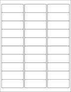 BESTEASY 30-up 500 Sheets 1" X 2-5/8" Address Shipping Labels by BESTEASYLABELPRINTER