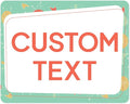 Custom Sign, Custom Street Sign, 11 Font Colors, 13 Font Styles, 4 Hole Options by MySignCenter