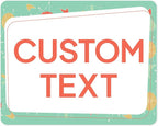Custom Sign, Custom Street Sign, 11 Font Colors, 13 Font Styles, 4 Hole Options by MySignCenter