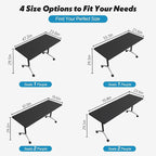 Goakwwuz Conference Room Table, Folding Conference Tables, Thicken Grey Tabletop - Image 2