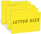 File Folder, RAZCC 100 Pack 1/3 Cut Tab File Folders Letter Size, Folders - Image 6