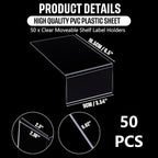 Containlol 50 Pcs Moveable Shelf Label Holders - Image 2