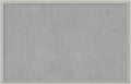 Amanti Art Silver Framed Magnetic Board 22x34 Large Vision Board by AmantiArt