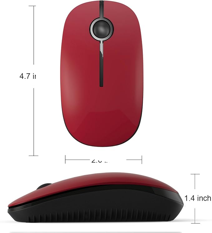 VssoPlor Wireless Mouse, 2.4G Slim Portable Computer Laptop Mouse - Image 5