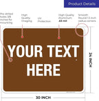 Custom Sign, Personalized Metal Signs, Customize - Image 3