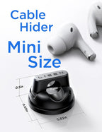 6-Pack Rotatable Cord Holder for Nightstand, LISEN 360°Rotating Magnetic Clips - Image 8