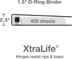 Oxford 3 Ring Binders, Binders for School and Office, Durable 1.5 Inch - Image 3