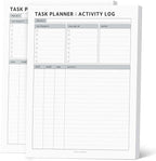 Task Planner & Tracker 8.5 x 11 Tear-Off 70 Sheet Planner Pad – Project by Emblissom